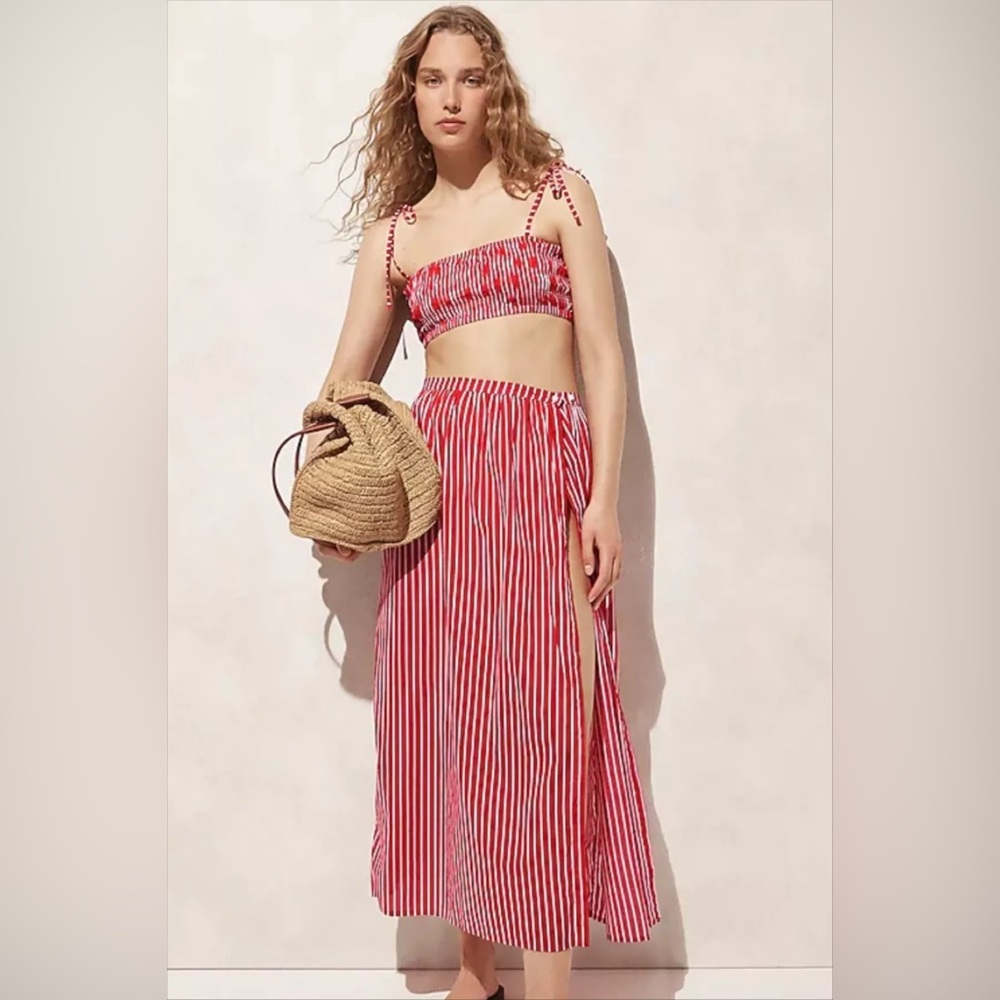 J.crew cotton voile beach cover/ skirt